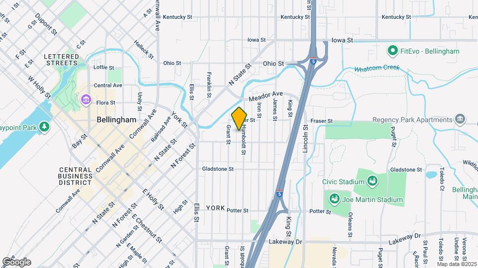 1615 Humboldt St Map and Location Details