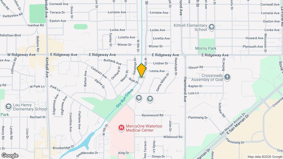 3032 W 9th St Map and Location Details