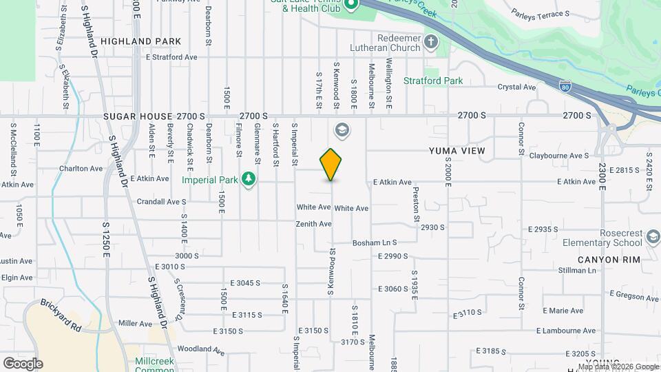 2836 S Kenwood St Map and Location Details