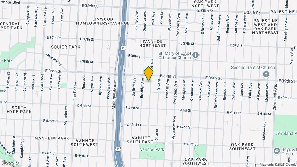 3920 Park Ave Map and Location Details