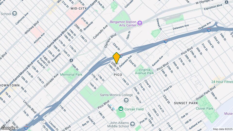 1835 20th St Map and Location Details