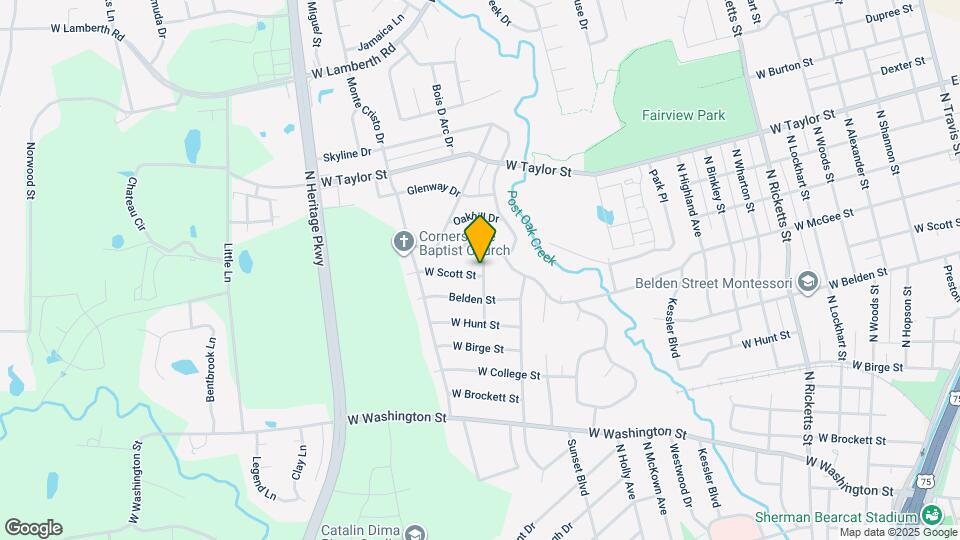 1801 W Birge St Map and Location Details