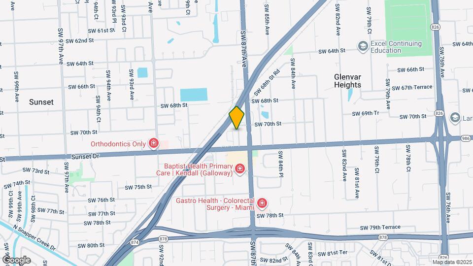 7030 SW 87th Ct Map and Location Details