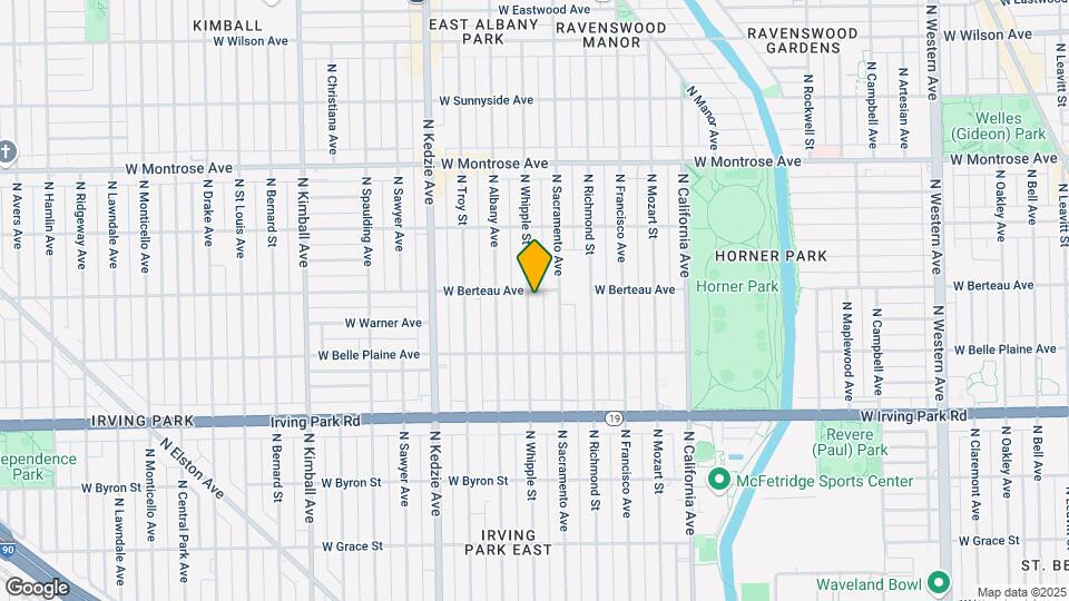 4153 N Whipple St, Unit 2 Map and Location Details