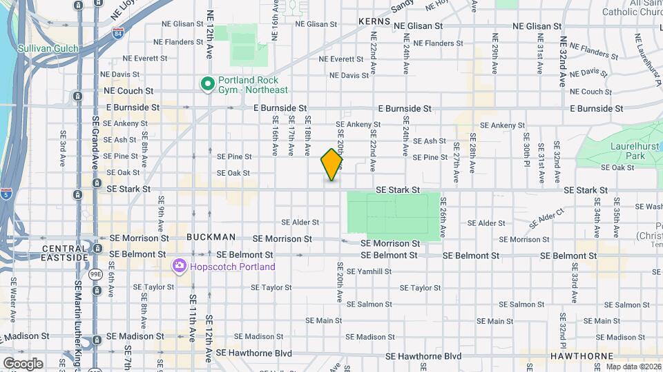 1913 SE Stark St Map and Location Details