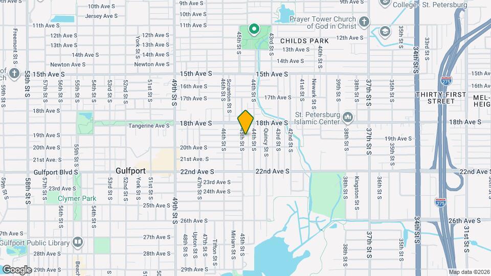 1910 45th St S Map and Location Details