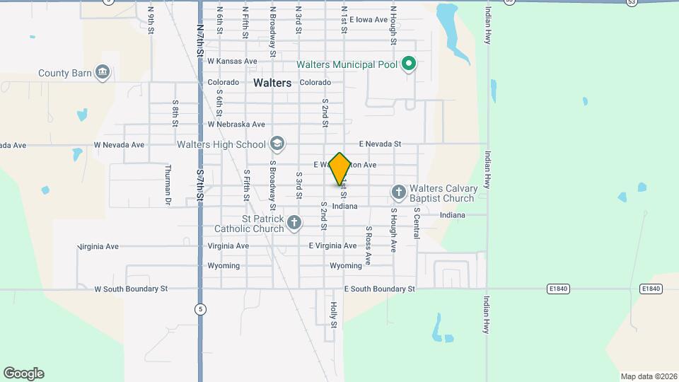 328 E Texas Ave Map and Location Details