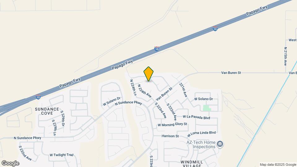22388 W La Vista Cir Map and Location Details