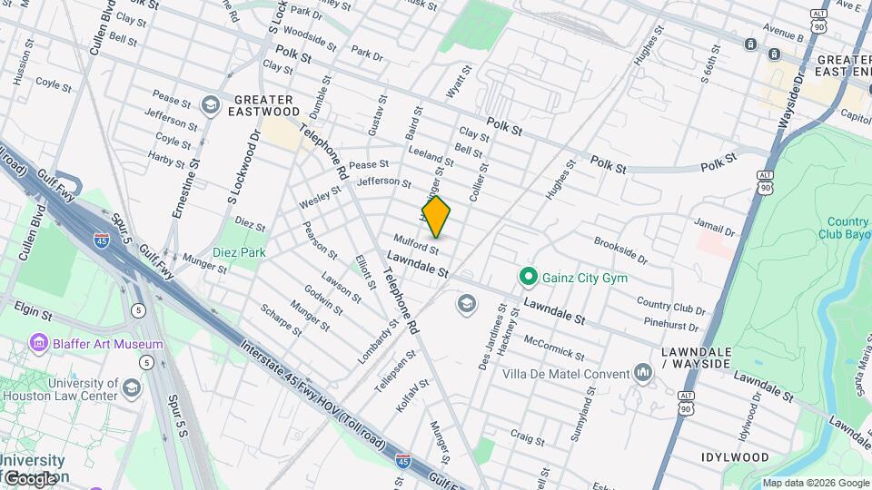 5221 Mulford St Map and Location Details