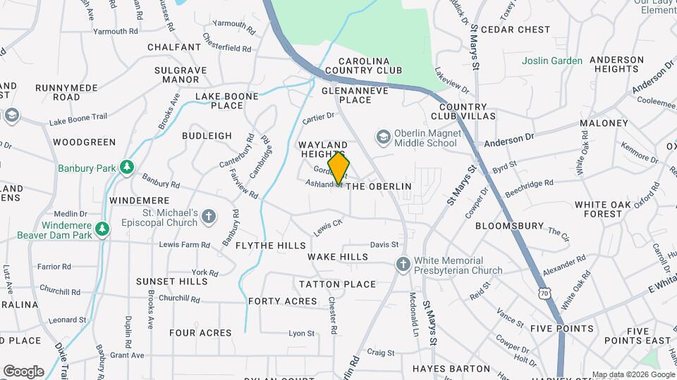 2703 Ashland St Map and Location Details