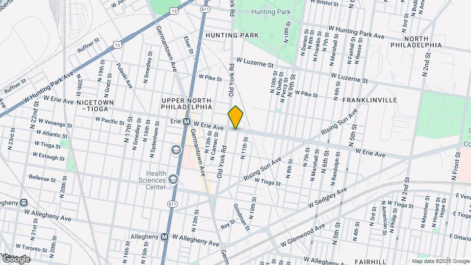 3660 N Marvine St Map and Location Details