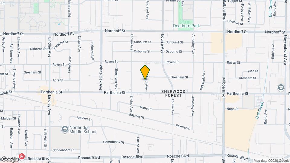 17401 Londelius St Map and Location Details