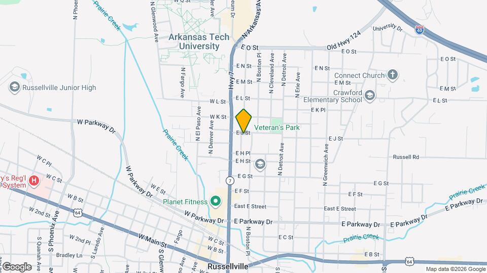 906 N Boston Ave Map and Location Details