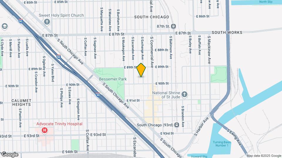8946 S Exchange Ave, Unit Garden Unit Map and Location Details
