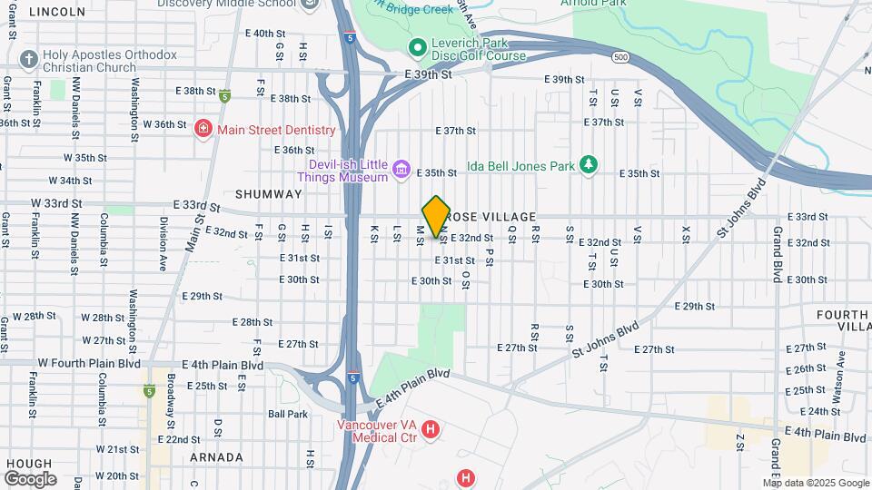 3112 N St Map and Location Details