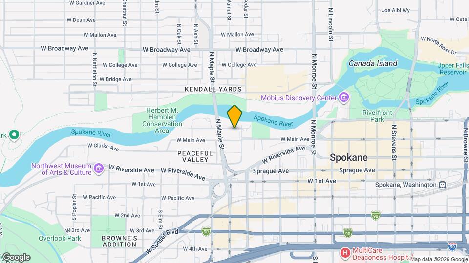 1411 W Water Ave Mapa y Detalles de la Ubicación
