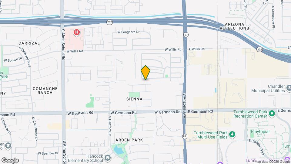 364 W Thompson Pl Map and Location Details