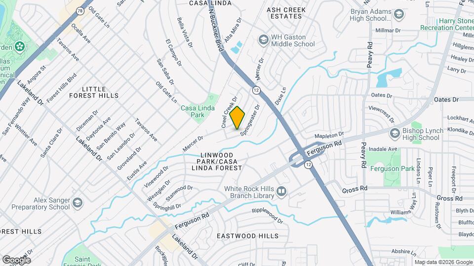 9321 Springwater Dr Map and Location Details