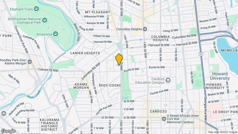 2620 16th Street Apartments Map and Location Details
