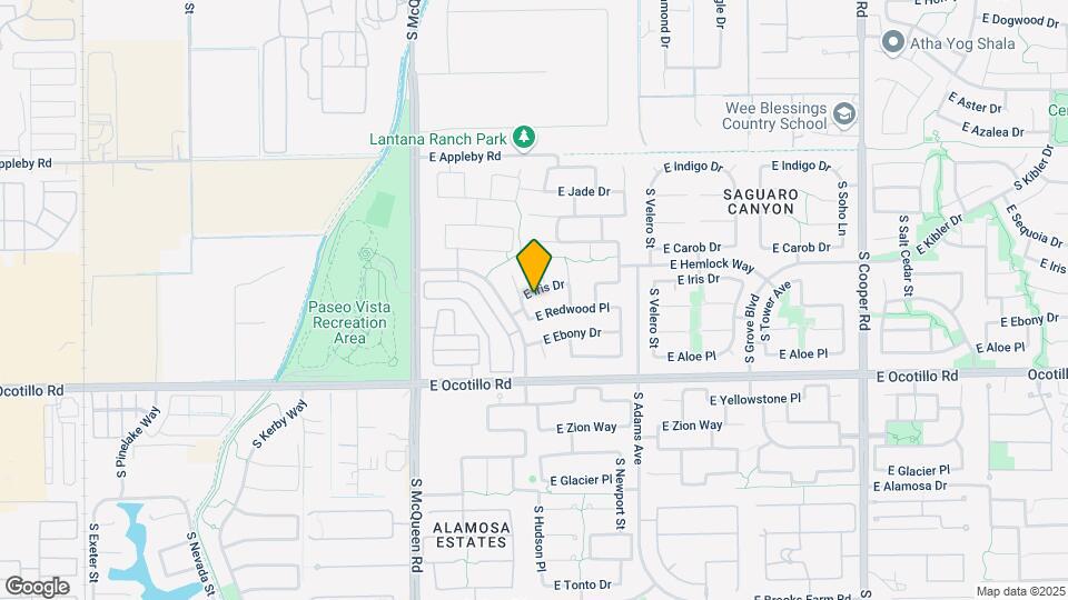 1269 E Iris Dr Map and Location Details