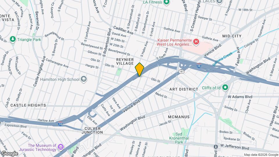 2815 S Holt Ave Map and Location Details