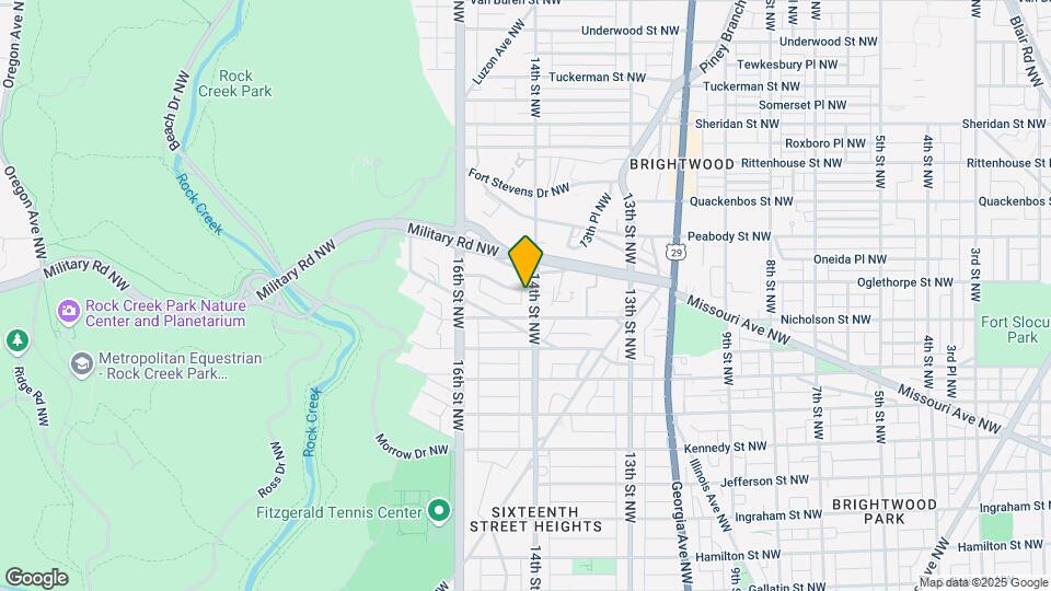 1404 Oglethorpe St NW Map and Location Details