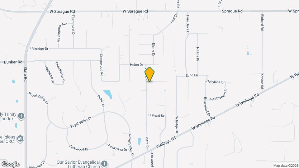 9135 Vista Dr Map and Location Details