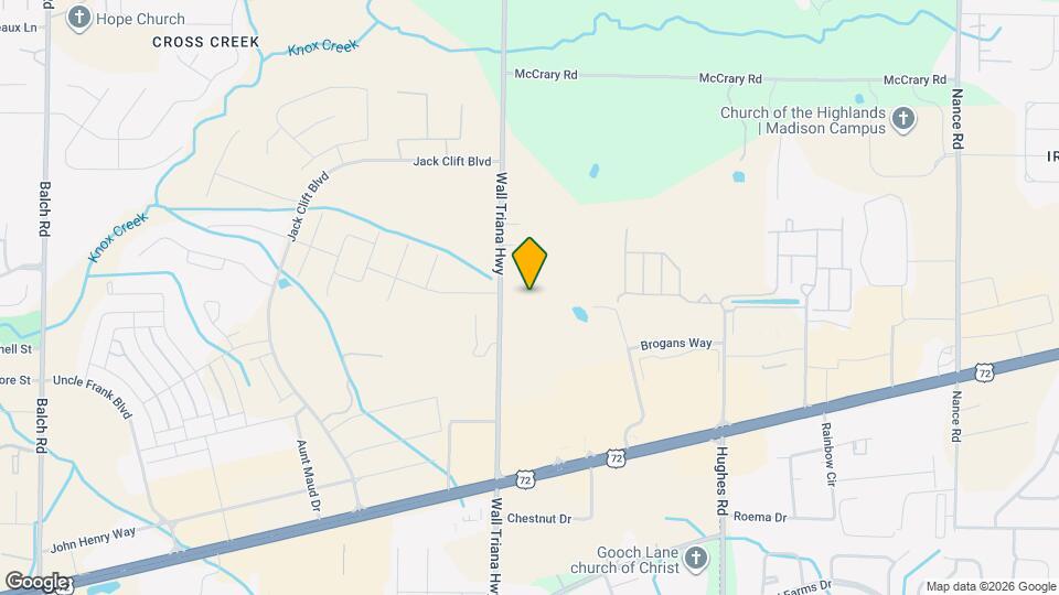 6079 Wall Triana Hwy Map and Location Details