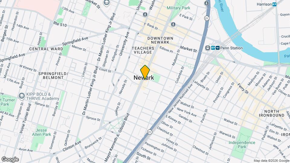 942 Broad St, Unit 3 Map and Location Details