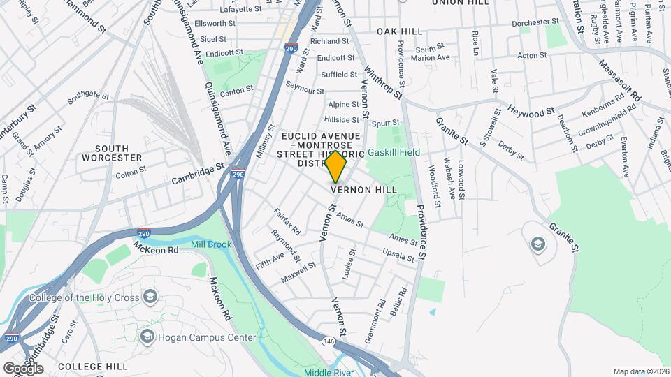 148 Vernon St, Unit 2 Map and Location Details