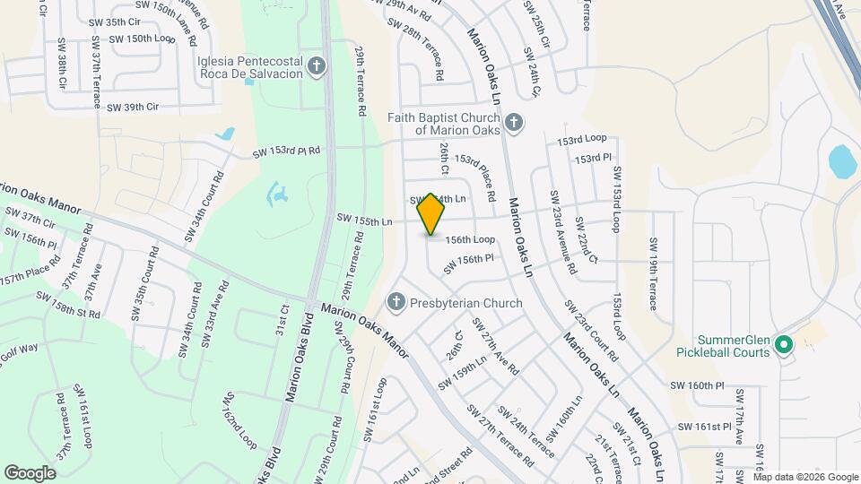 2200 SW 156th Loop Map and Location Details