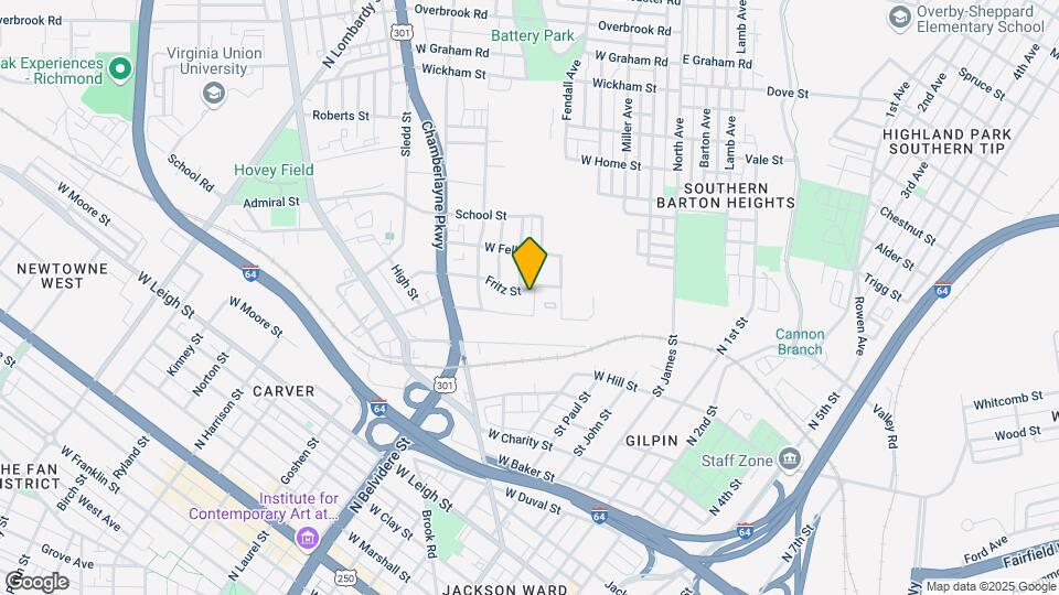 1508 Hickory St Map and Location Details