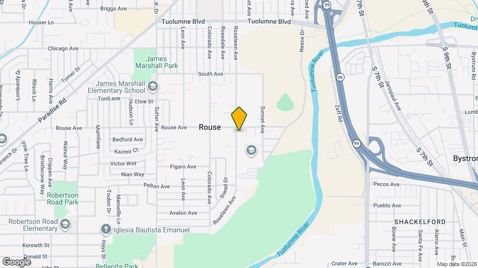 711 Roselawn Ave Map and Location Details