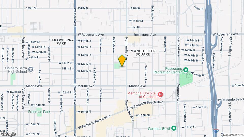 1416 W 148th St Map and Location Details