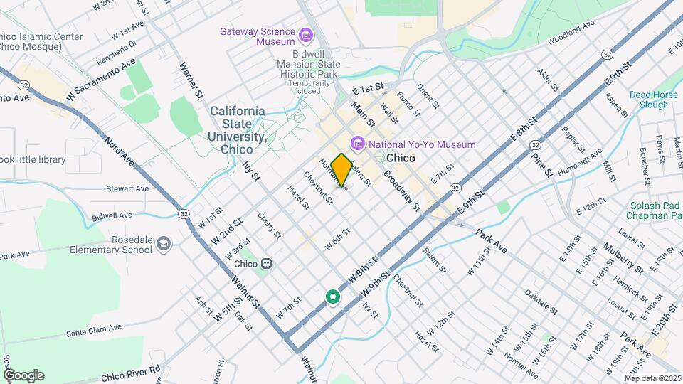 410 Normal Ave Map and Location Details