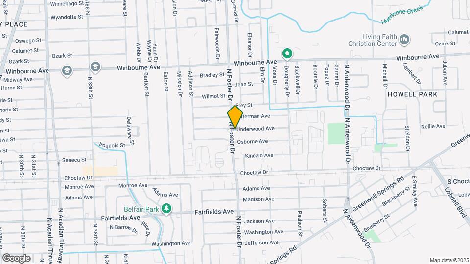 2760 N Foster Dr Map and Location Details