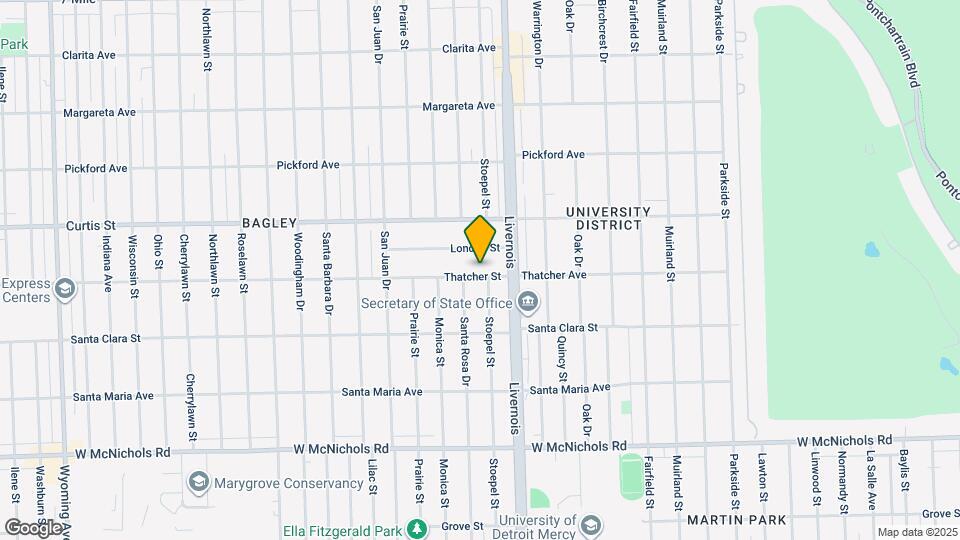 7010 Thatcher St Map and Location Details