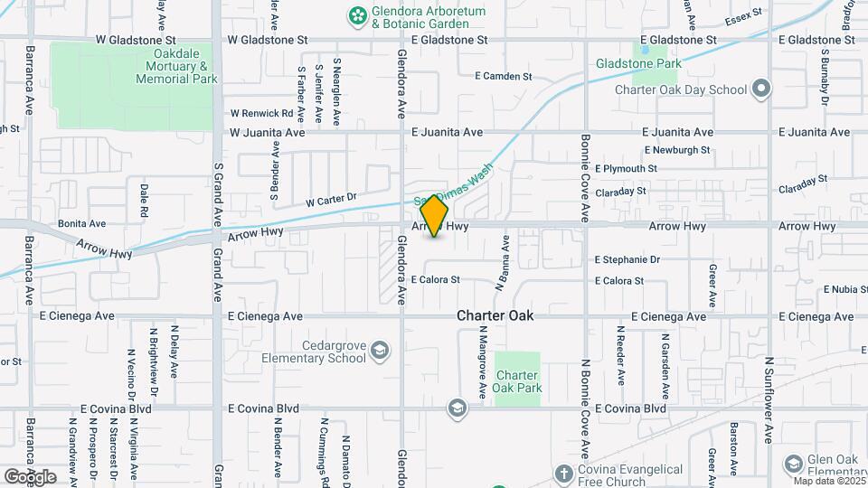5134 N Glendora Ave Map and Location Details