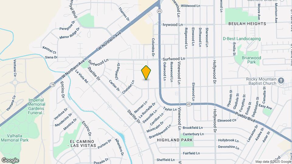 2129 Norman Ln Map and Location Details