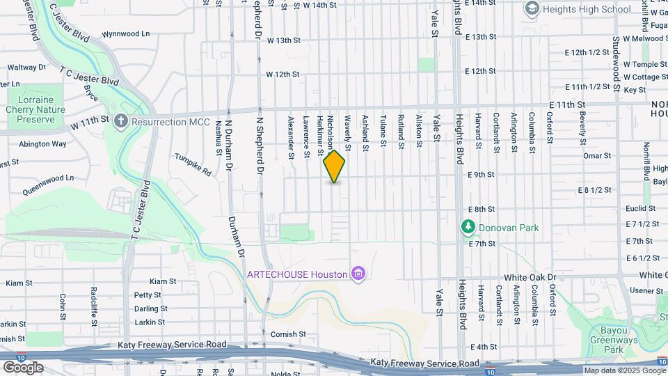 834 Nicholson St Mapa y Detalles de la Ubicación