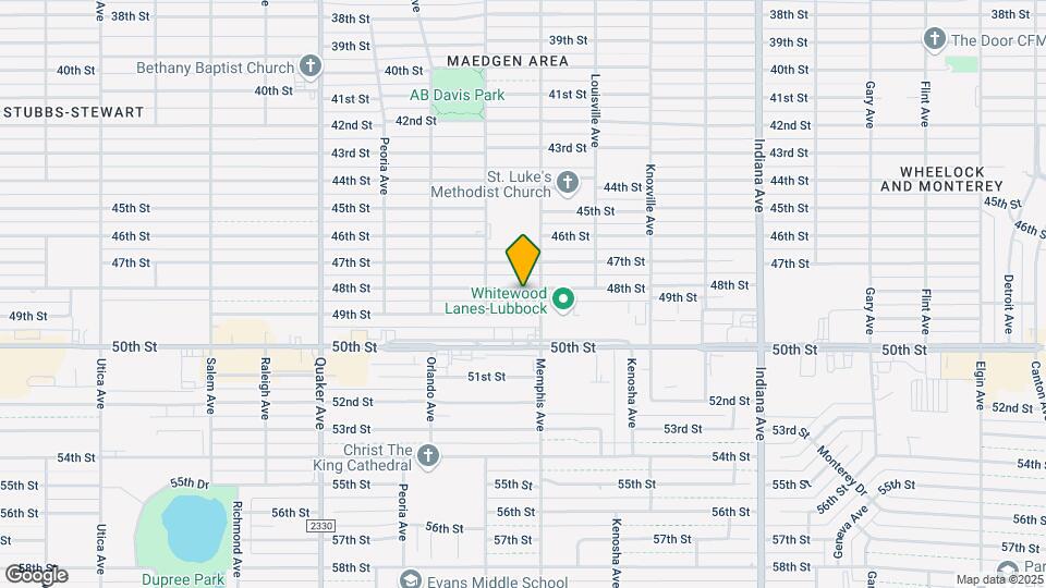 3805 48th St Mapa y Detalles de la Ubicación