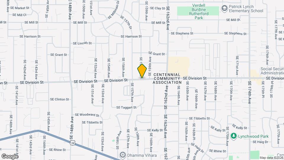 15790 SE Division St Map and Location Details