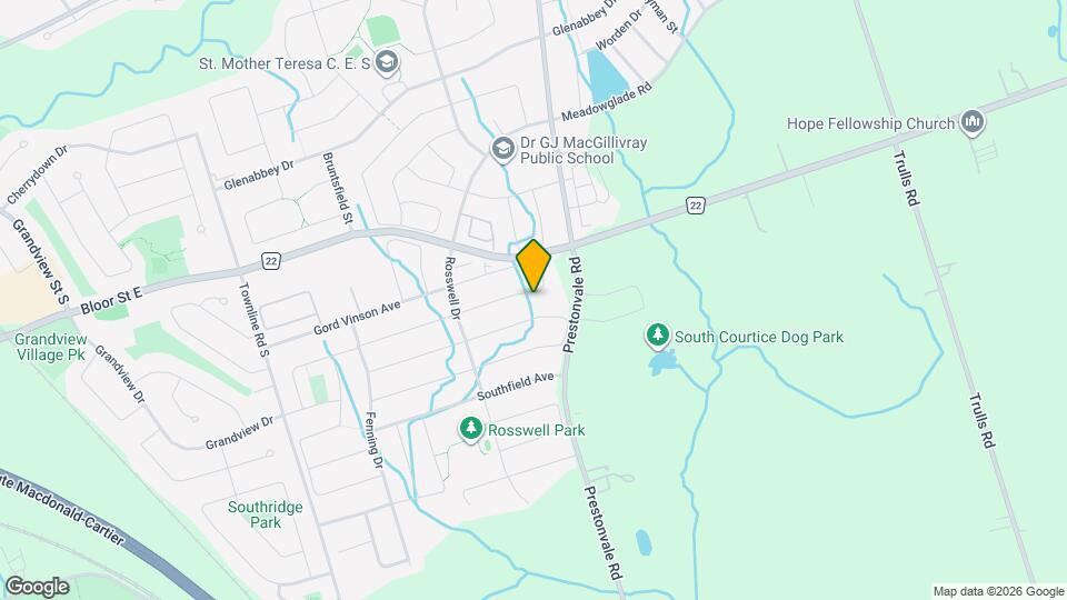 85 Dewell Crescent Map and Location Details