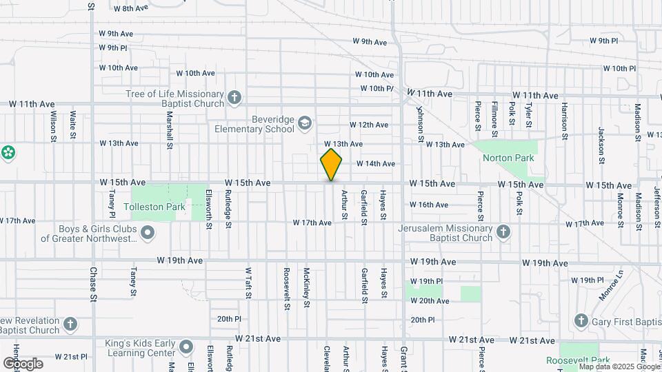 1945 W 15th Ave Mapa y Detalles de la Ubicación