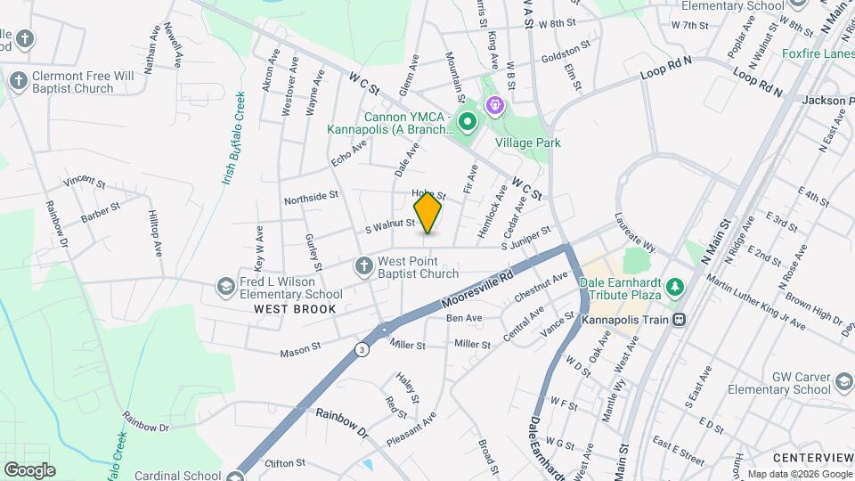 910 S Juniper St Map and Location Details