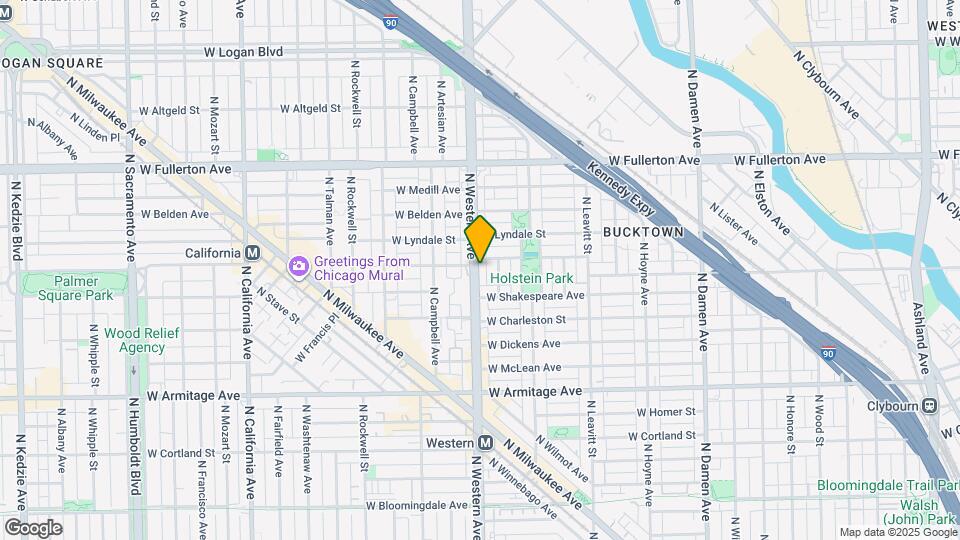 2157 N Western Ave Map and Location Details