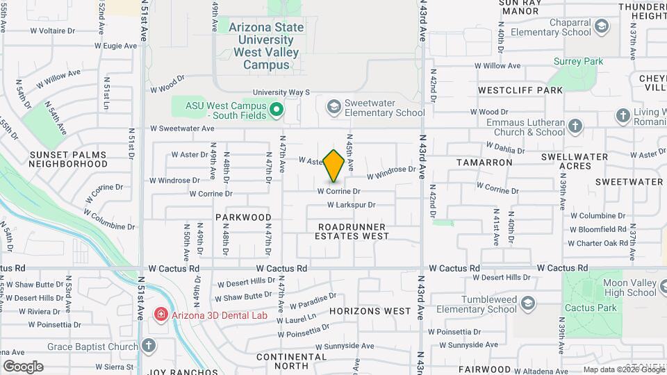 4532 W Corrine Dr Map and Location Details