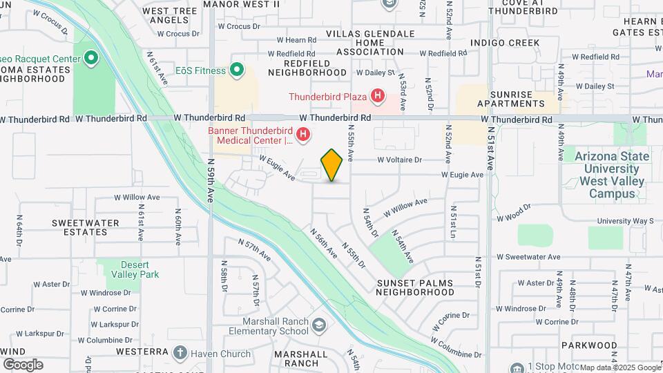 5525 W Eugie Ave Map and Location Details