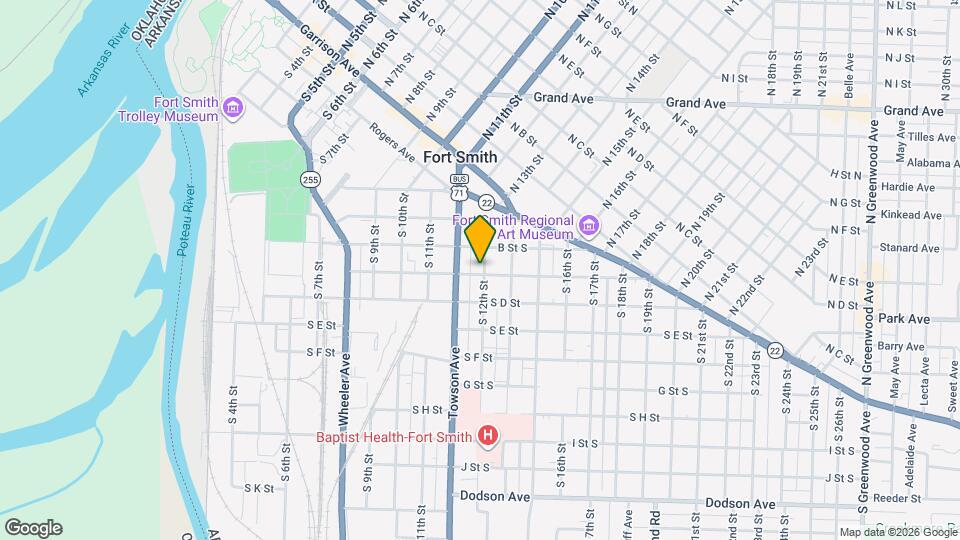 320 S 12th St Mapa y Detalles de la Ubicación