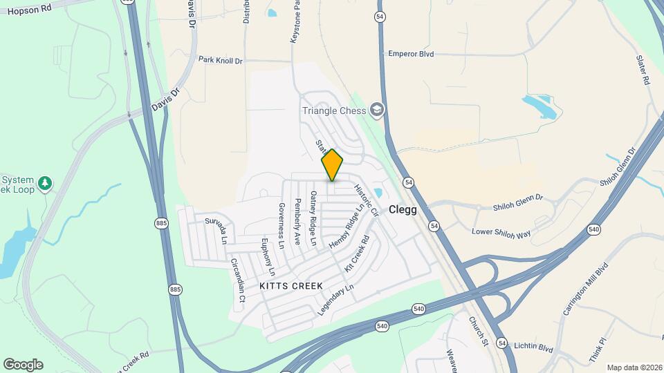 309 Roundhouse Lane Mapa y Detalles de la Ubicación